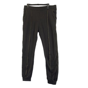 Avec Les Filles Women's Jogger Cotton in Black size Large NWT